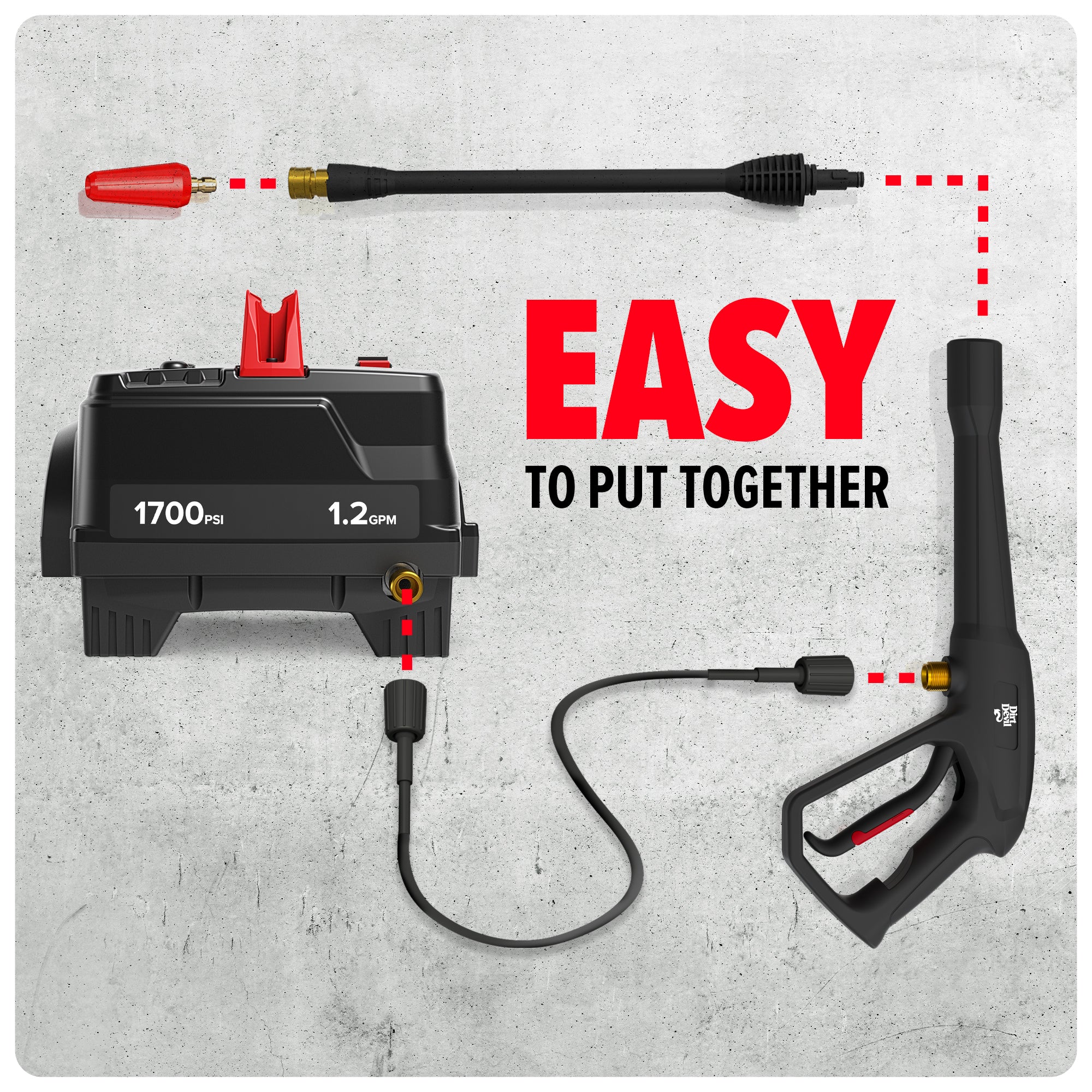 Electric Pressure Washer - 1700 PSI - Image 6